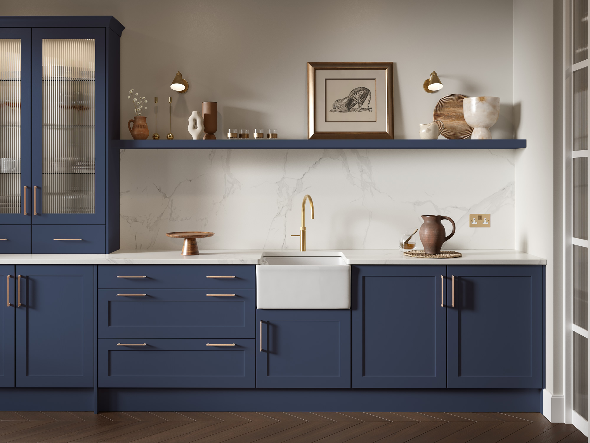 Hawkshaw Midnight Blue Kitchen